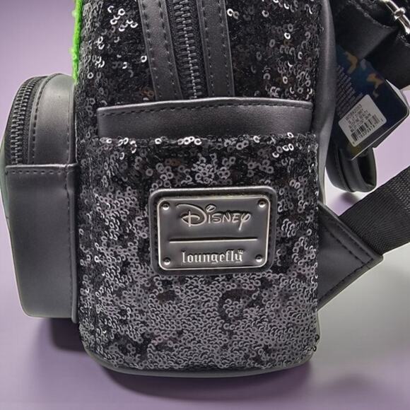 Loungefly Disney Maleficent Sequin Mini
Backpack NWT! - Picture 4 of 6